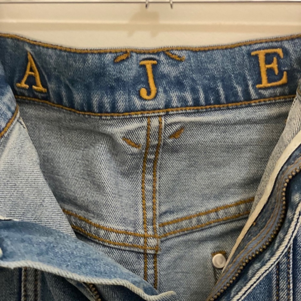 Aje - Penelope Denim Skirt - Classic Wash, Size 8 - Picture 4 of 5